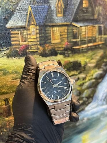 apple watch 7 series: Yeni, Qol saatı, Curren, rəng - Gümüşü — 1