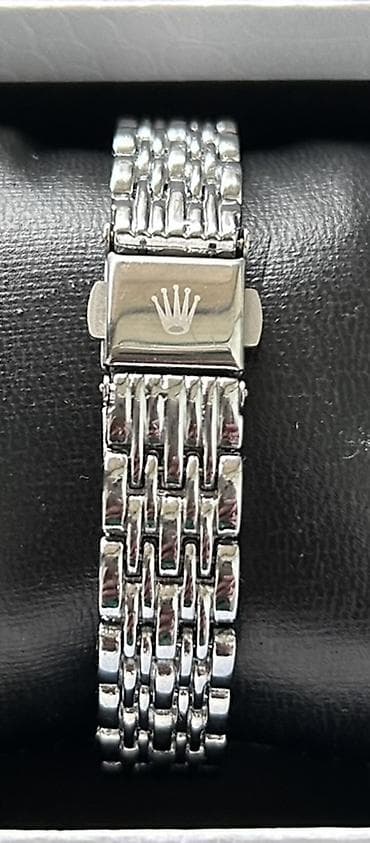 Eynəklər: Qol saatı, Rolex, rəng - Gümüşü — 3