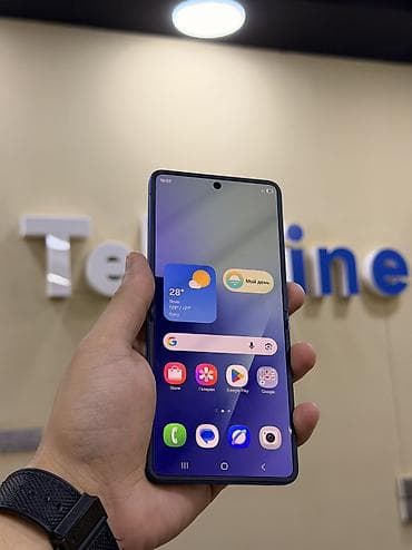 samsung es: Samsung Galaxy Z Flip7, 256 GB, rəng - Göy, Zəmanət, Kredit, Sensor — 5