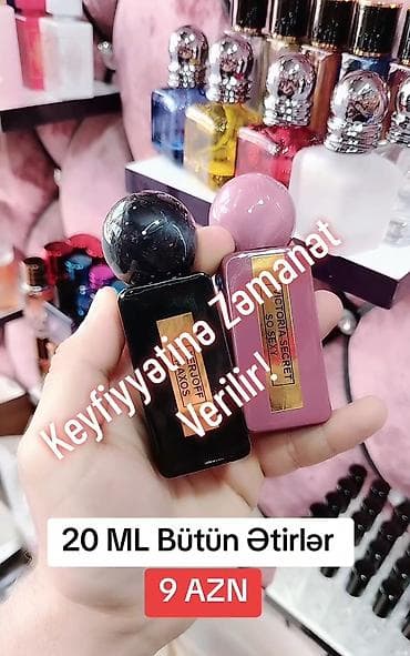 20 ml cib ölçülü ətirlər – müxtəlif brendlərin notları ilə. Şüşə lalafo.az -da 20 ml cib ölçülü ətirlər – müxtəlif brendlərin notları ilə. Şüşə