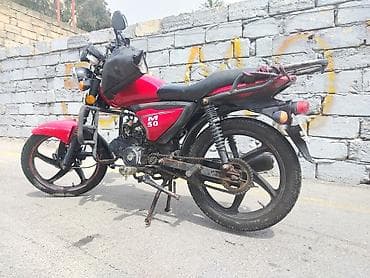 amg diskleri: M50 motosiklet - Model: M50 (50 cc sinfi) - Rəng: qırmızı - Yanacaq — 4