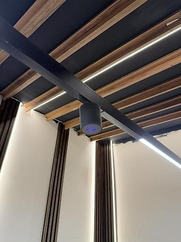 plasmas panel: Müasir interyer üçün dekorativ lamel panellər və LED işıqlandırma — 4