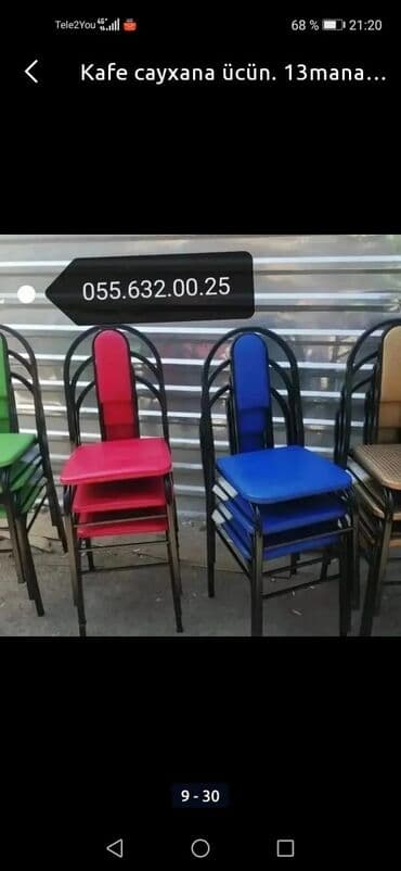 виза кипр: Stulllar sexdən birbaşa satışı var modellər coxdur rəng secimi coxdur — 13