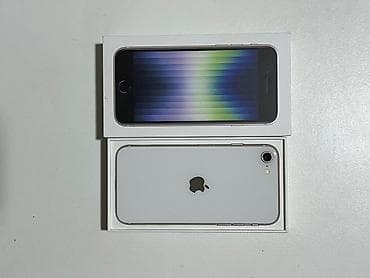 iphone 11 white: IPhone SE 2022, Gümüşü, Barmaq izi — 2