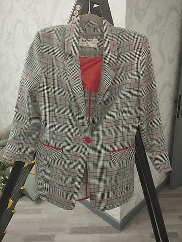 dəri jaket: Ağ rəngli qadın blezeri – La Faba - Brend: La Faba - Ölçü: EU 36 (UK — 5