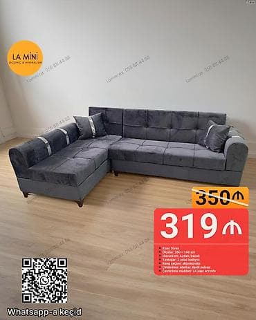 Künc divan, Açılan, Bazalı, Parça, Şəhərdaxili pulsuz çatdırılma