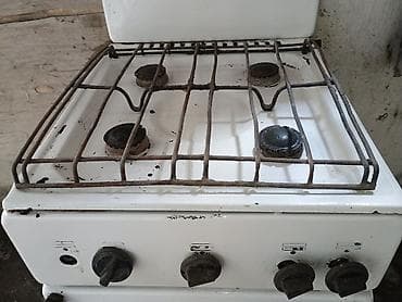 soba borusu: Qaz sobası – 4 gözlü, şüşə pəncərəli soba bölməsi ilə - Üst panel: 4 — 2