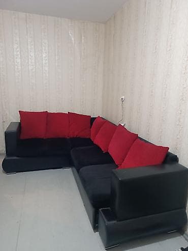 Künc divan, İşlənmiş, Açılan, Bazasız, Parça, Çatdırılma yoxdur