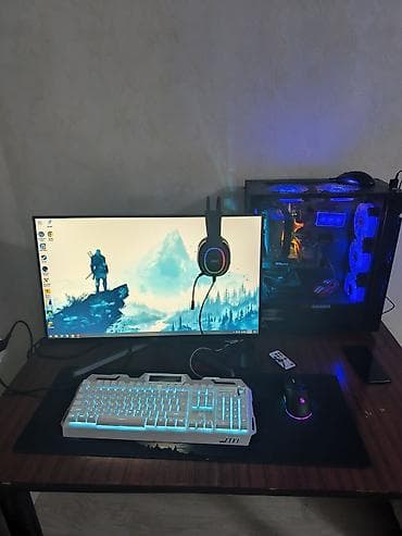 Gaming masaüstü kompüter dəsti Komponentlər: - Prosessor: Intel Core