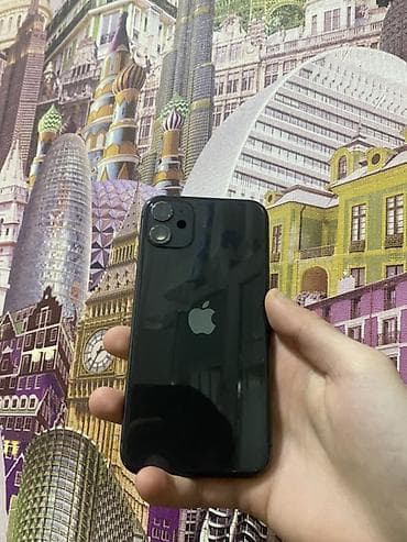 iphone 11 sarı: IPhone 11, Qara, Face ID — 1