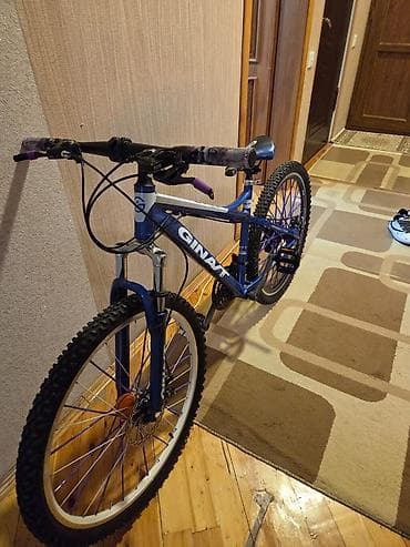 velasupet: GİNAT dağ velosipedi - Çərçivə: yüngül ərintidən, mavi-ağ rəngdə — 2