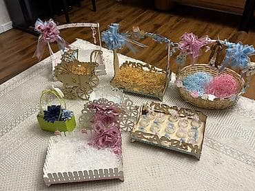 Yeni doğulan körpə üçün bəzək və təqdimat dəsti - Tematik “Baby”