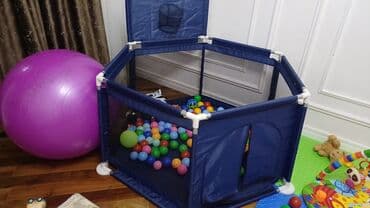 şir yumşaq oyuncaqlar: Usaq ücün manej. Elave 100 eded top Qiymet 50 azn. Unvan.9mk Baki — 1