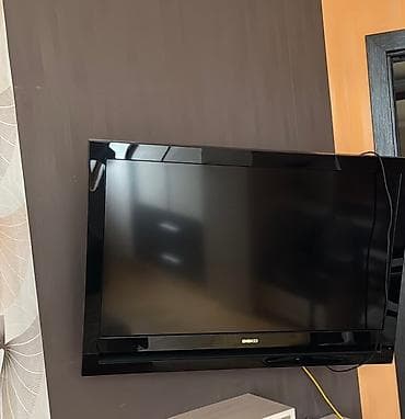 televizor 55: Beko markasına məxsus qara rəngli televizor. Olcusu kifayet geder — 4