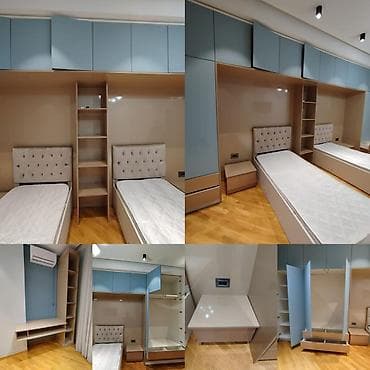 TehiIki bazali yataq + matrasli. 1100azn. - 2.10x1m Mebel: Sag hisse