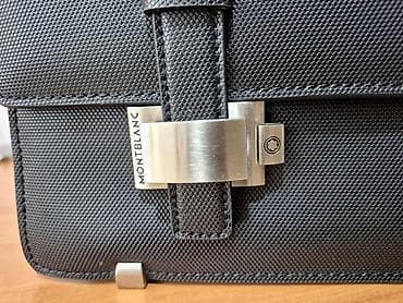 Çantalar: Premium kişi portfeli "MONTBLANC" brendi (original) – klassik ofis — 5