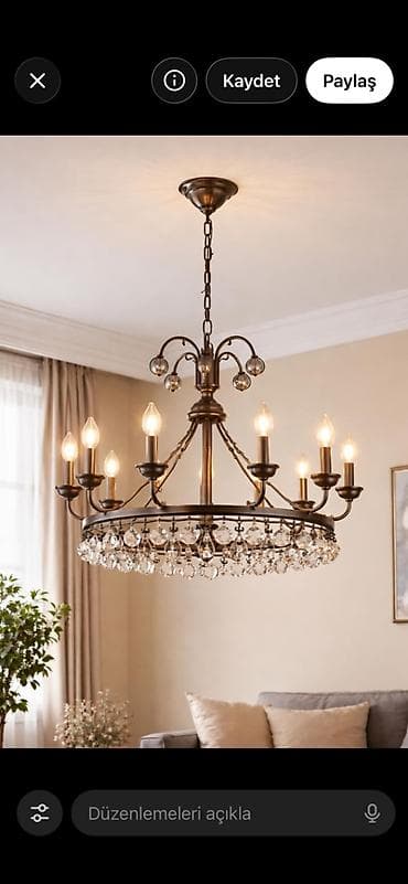 Çılçıraq, 10 və daha çox lampa, Metal lalafo.az -da Çılçıraq, 10 və daha çox lampa, Metal