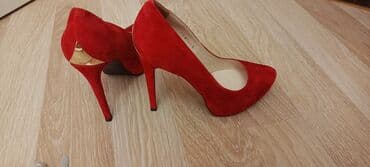 ysl libre qiyməti: Tuflilər, Ölçü: 37.5, rəng - Qırmızı, Yeni — 1