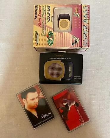 bass: Panasound WM-610SP mini stereo kaset pleyer - Model: Panasound Japan — 6