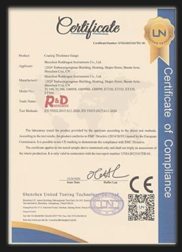 mətanət a qiyməti: Ultrasəsli boya qalınlIqI ölçən cihaz. - Model: R & D - ET 330 - — 7