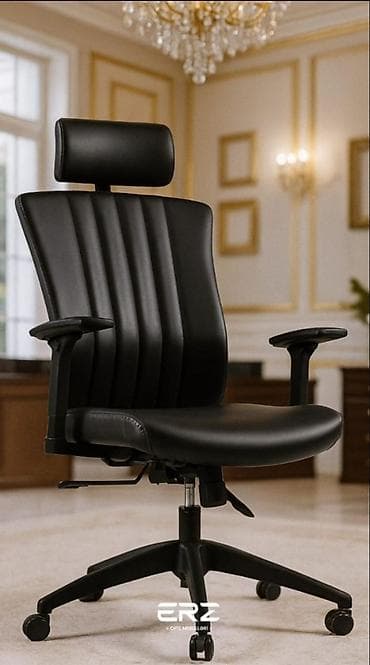 mebel materialı: Yeni, Təkərli, Qolları tənzimlənmir, Süni dəri — 7