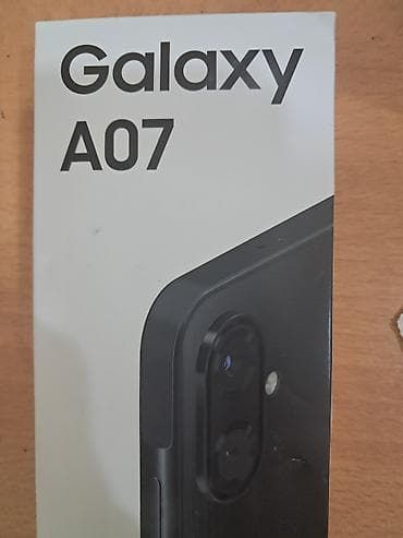 iphone 14 satilir: Samsung Galaxy A07, 128 GB, rəng - Qara, İki sim kartlı — 1