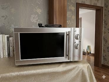 Mikrodalğalı soba Quraşdırılan, Qril ilə, rəng - Gümüşü