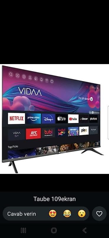 televizor 107: Taube smart televizor – 109 sm internet var krosnu var 250m kod nika — 1