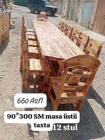 samdan: Yeni, Plyaj, piknik stulu, Taxta, Azərbaycan — 6