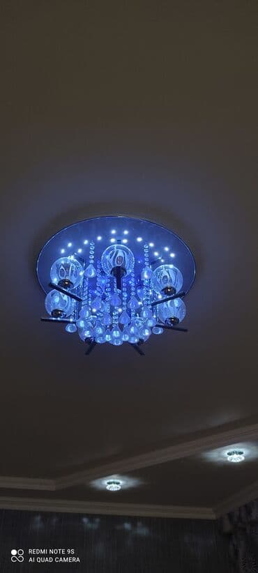 spot isiqlar: Çılçıraq, 10 və daha çox lampa — 1