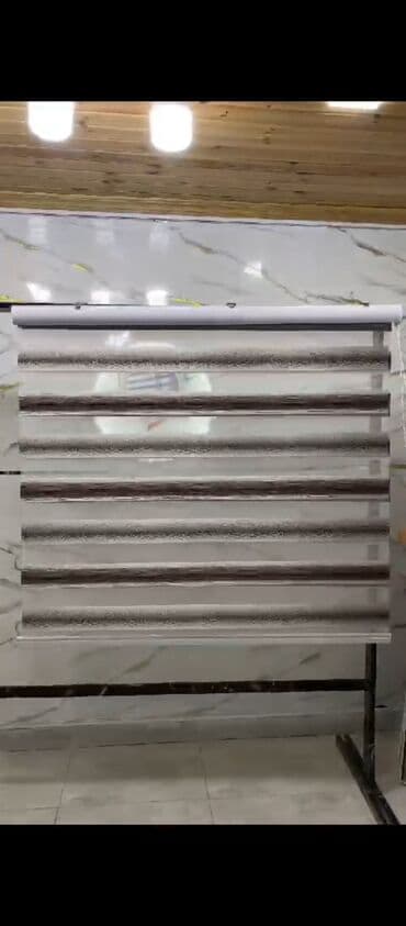 Pərdə və tüllər: Fərqli naxışlarda təqdim olunan zebra pərdələr evinizə və ya ofisinizə — 7