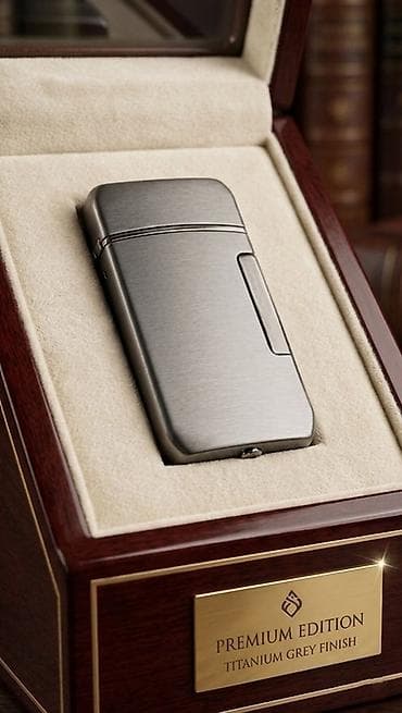 qizil desti: Premium Edition – Titanium Grey Finish alışqan. (Qutusuz) - Material — 3