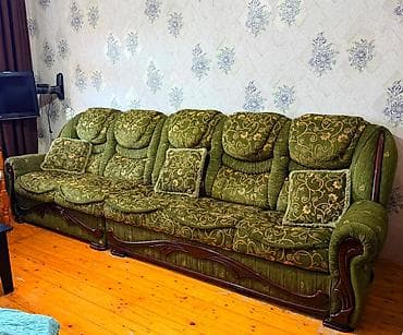 divan krislo: İşlənmiş, Künc divan, Kreslo, Bazasız, Açılmayan — 1