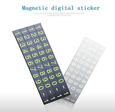 xususi texnika: Avtomobil üçün telefon nömrə nişanı, qara. Xüsusiyyətlər: 1 — 5