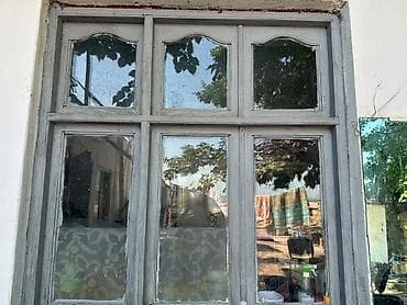 Taxta pəncərə çərçivələri və şüşələr - Material: kütləvi ağac çərçivə — 2