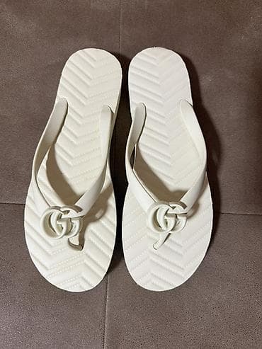 rezin bot: GUCCI rezin şlapon – ağ rəng
Orijinal — 1