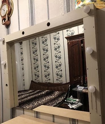toy makyajları: Vizaj güzgüsü 2 ədət– işıqlandırmalı - Böyük ölçülü divar güzgüsü — 1