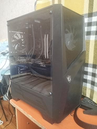 moni̇tor: Gaming/iş stasionar kompüter – şüşə yan panelli, mesh ön panelli qara — 4