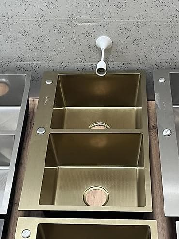 Mətbəx üçün metal lavabolar – müxtəlif ölçü və rənglər - Material — 1