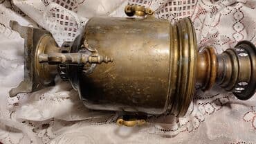 беговая дорожка в кредит: Старинный самовар, 1876 год, Медь, Состояние: Отличное — 6