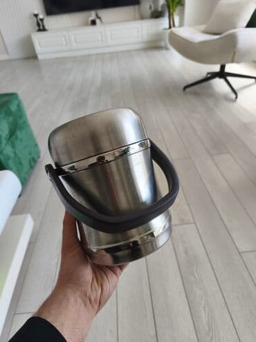 yeməklər: Rəng - Gümüşü, Yəmək üçün termos, Alüminium, Rusiya — 2