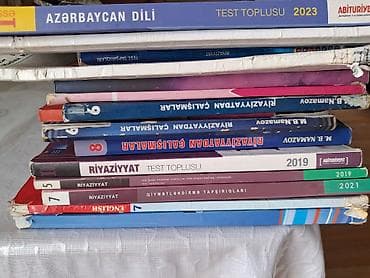 Məktəb və abituriyent hazırlığı üçün qarışıq tədris və test kitabları