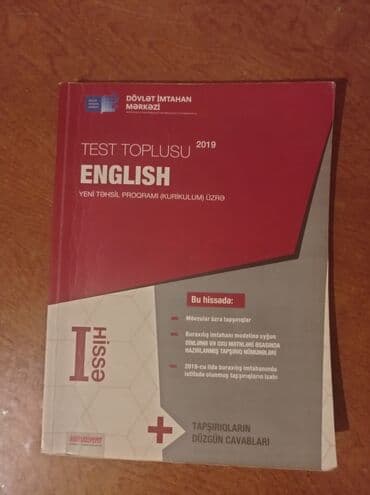 İngilis dili Testlər 9-cu sinif, DİM, 1-ci hissə, 2019 il