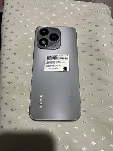 sade telefonlar satisi: Honor 256 GB, rəng - Gümüşü, Barmaq izi — 3