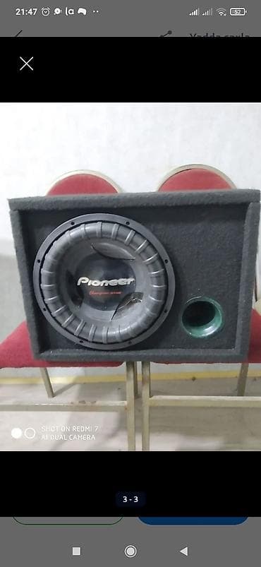 masin dinamik: Pioneer Champion Series sabvufer və qutu - Brend/model: Pioneer — 1