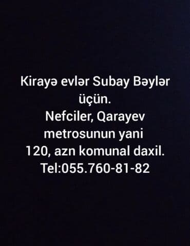 Uzunmüddətli kirayə mənzillər