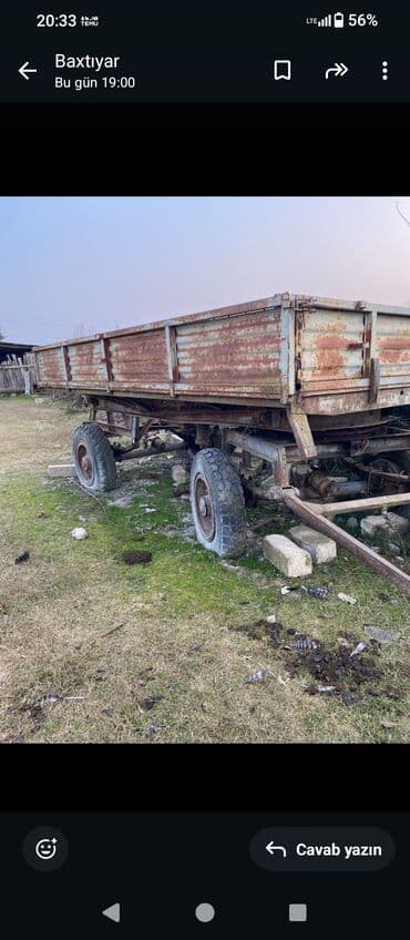мерс сапог грузовой бишкек цены: Kənd təsərrüfatı qoşqusu – 2 oxlu, yedəkli tip. Xüsusiyyətlər: - — 1