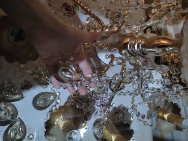 yün alan yerler: Çılçıraq, 8 lampa, Metal — 4