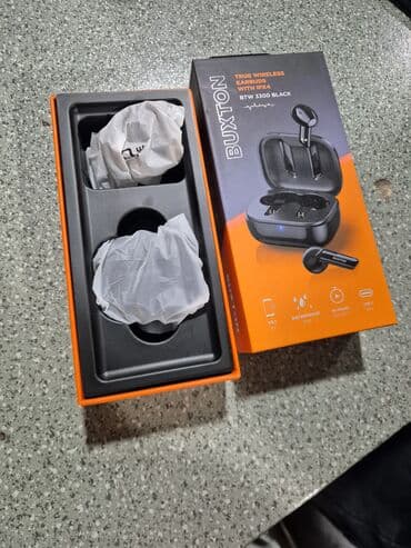 Yeni Simsiz (Bluetooth) Qulaqcıqlar, B&W, rəng - Qara