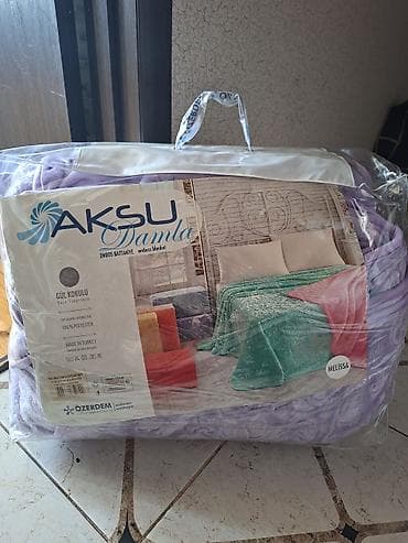 damla tekstil: Yeni Böyüklər üçün İki nəfərlik Qış üçün Polyester Yorğan, Ünvandan götürmə, Ödənişli çatdırılma — 1